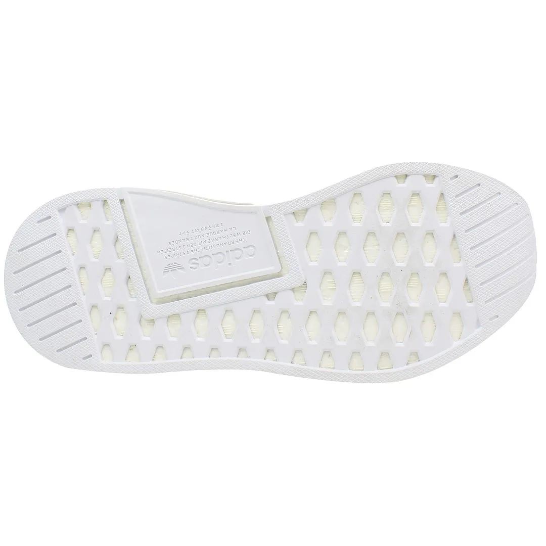 Adidas NMD_R2 Primeknit Womens White Trainers