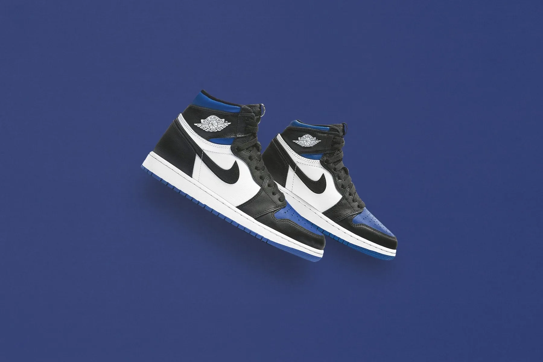 Air 1 Retro High OG - Black/White/Game Royal