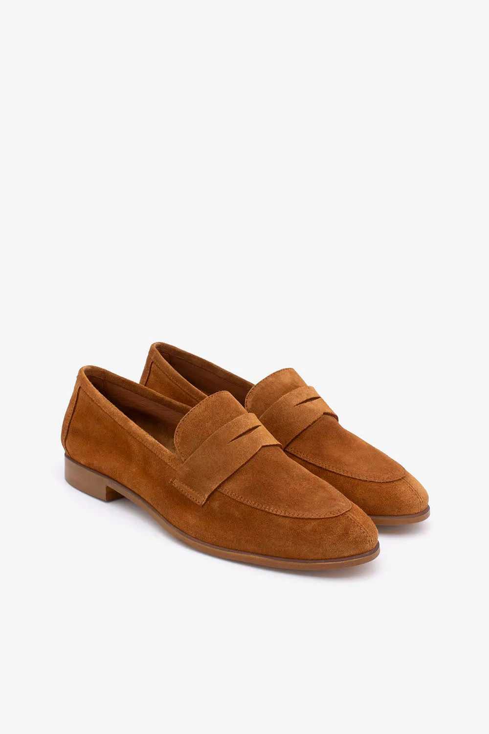 Angel Alarcon Rich tan Suede Loafer |25014614T