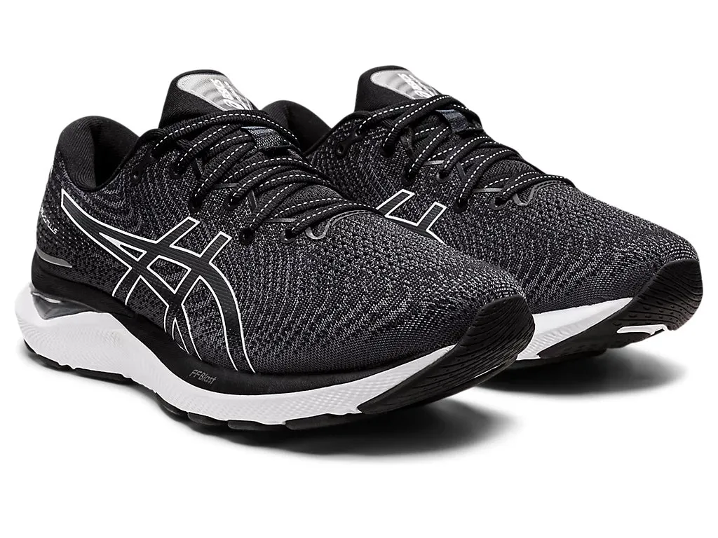Asics Womens Gel-Cumulus 24 Wide- Carrier Grey/White (1012B205-020)
