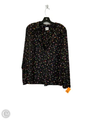 Blouse Long Sleeve By Cabi In Black, Size: L