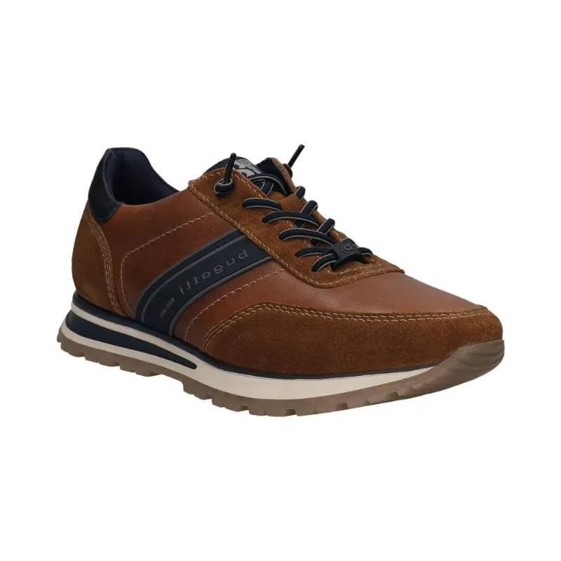 Bugatti Mens Tan Lace Up Trainer Philip 331-AG808-1410