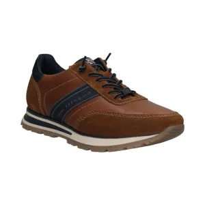 Bugatti Mens Tan Lace Up Trainer Philip 331-AG808-1410
