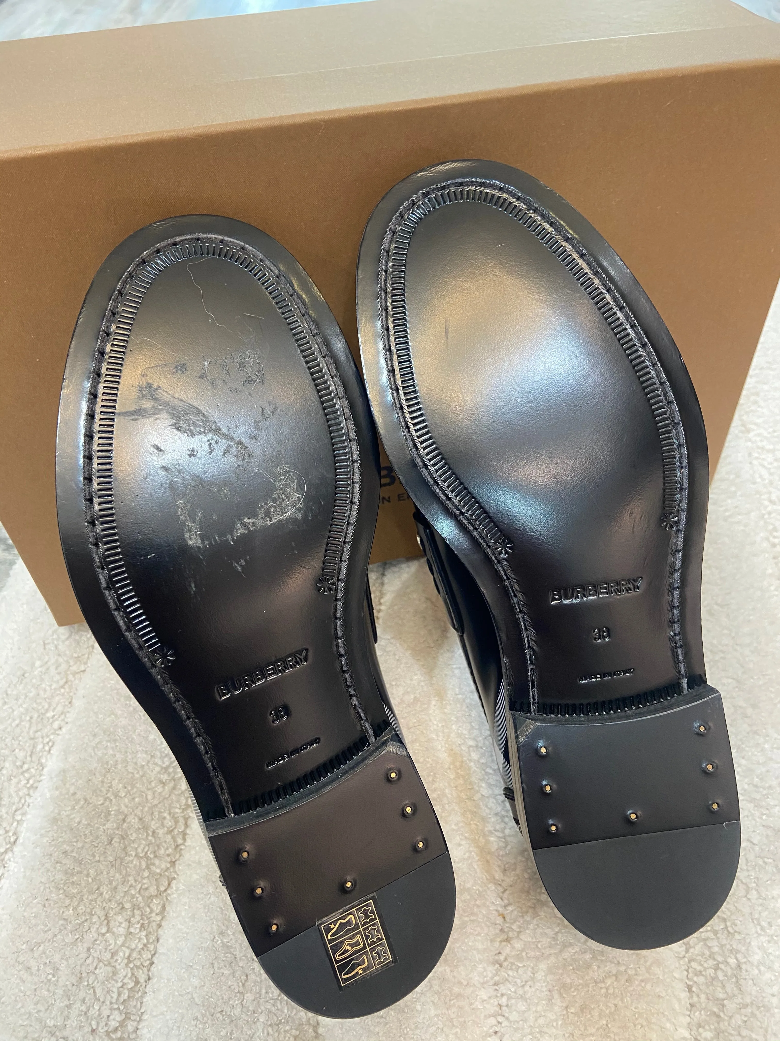 BURBERRY BROADBROOK CHECK LADIES LOAFERS