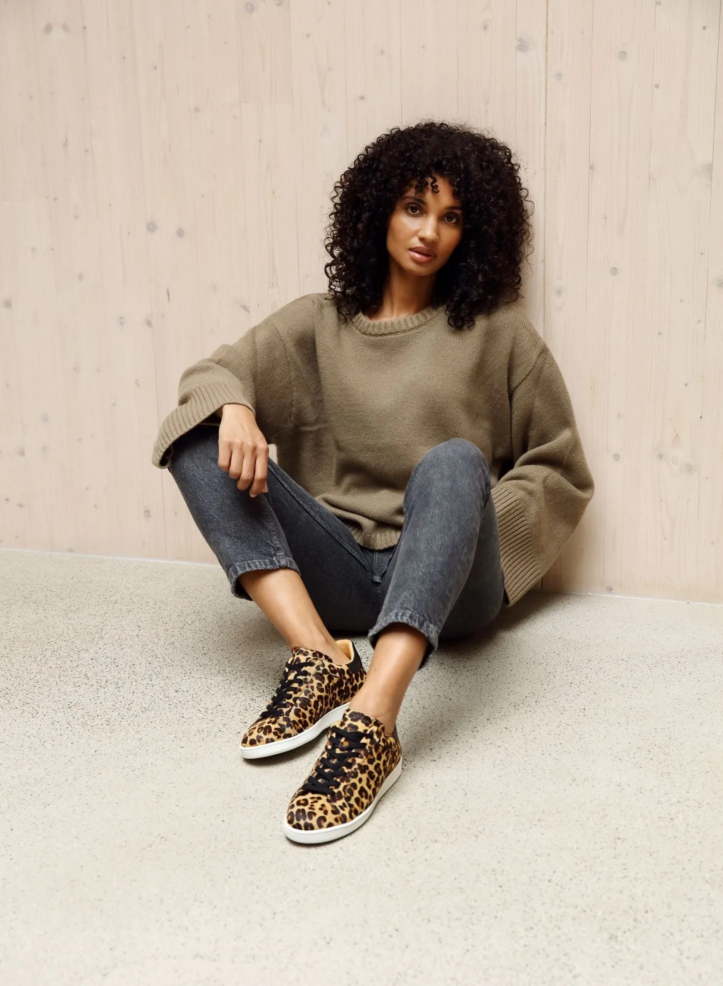 Copeland: Leopard Print Trainers