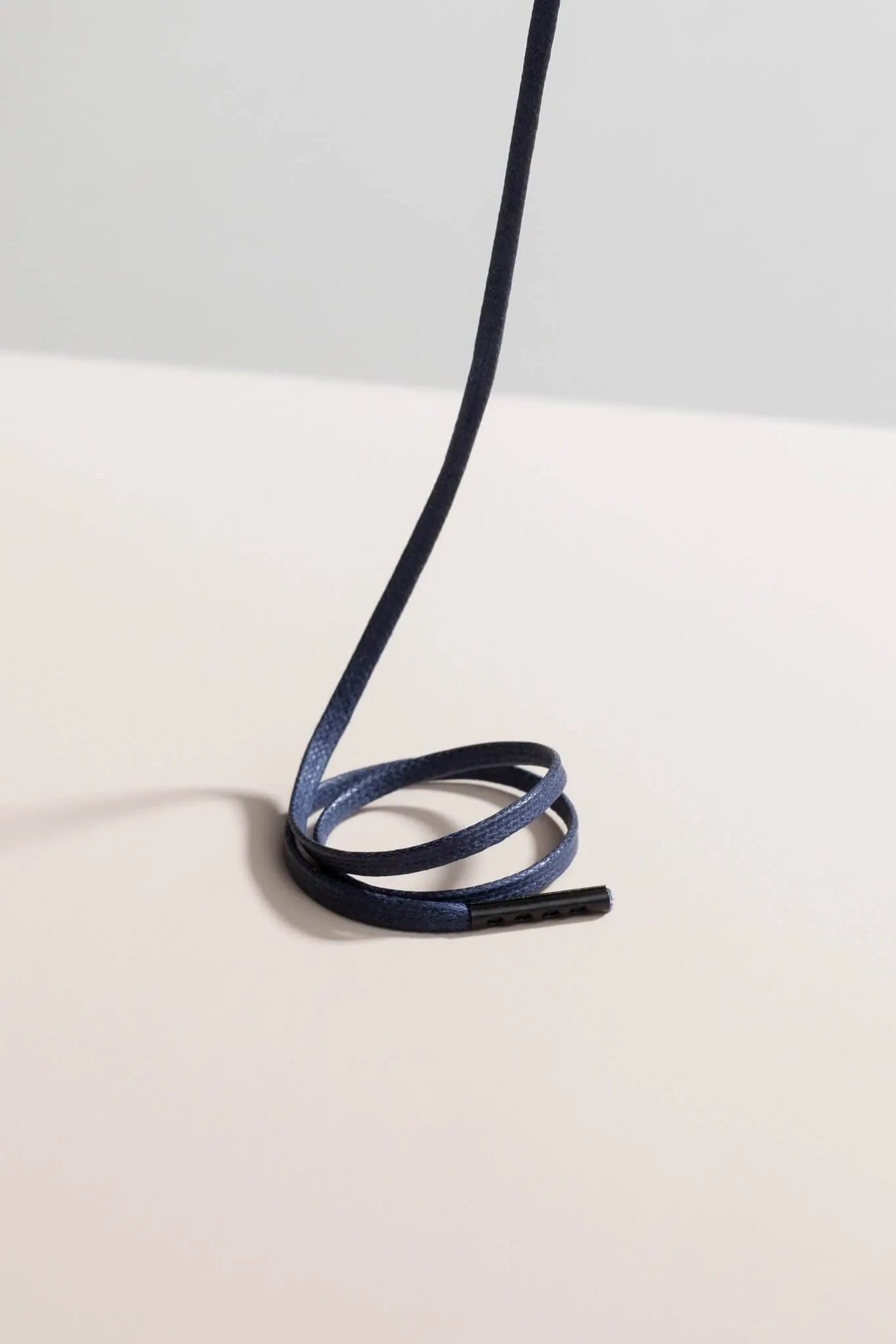 Dark Blue | Flat Waxed Shoelaces