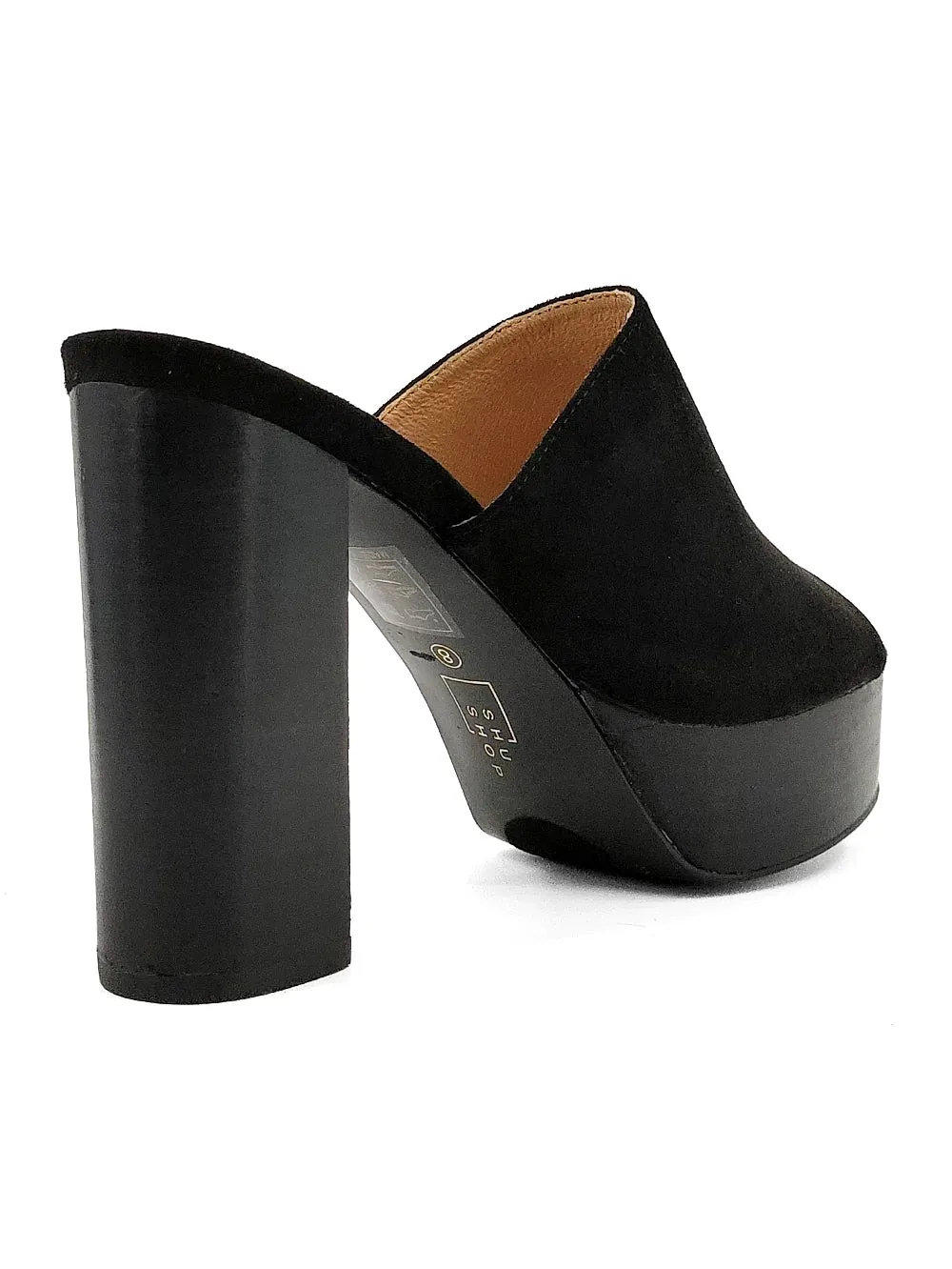 Edna Black Suede