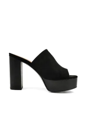 Edna Black Suede