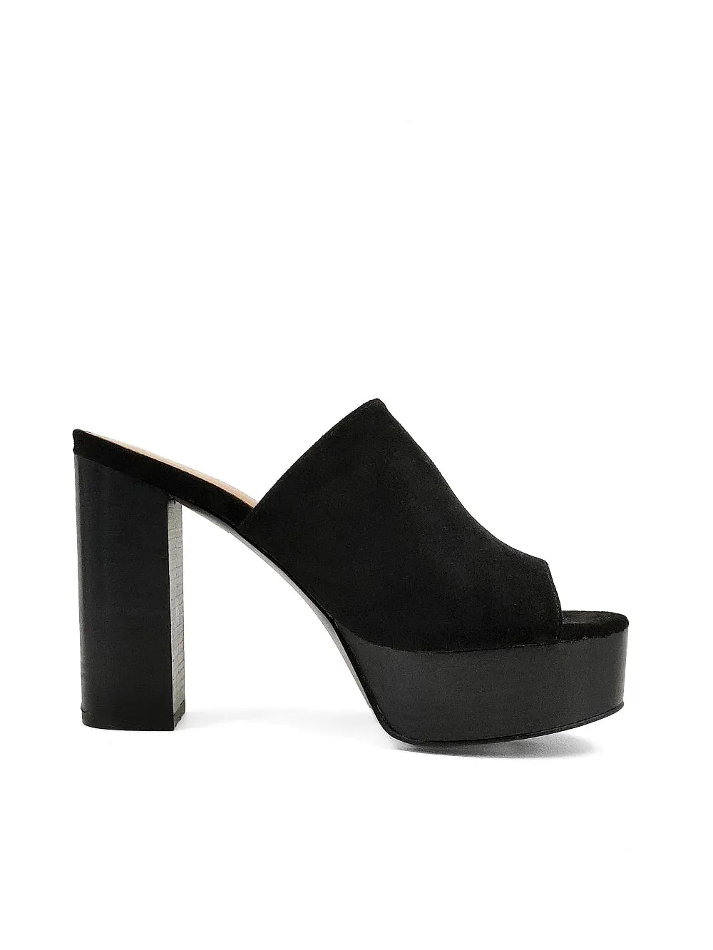 Edna Black Suede