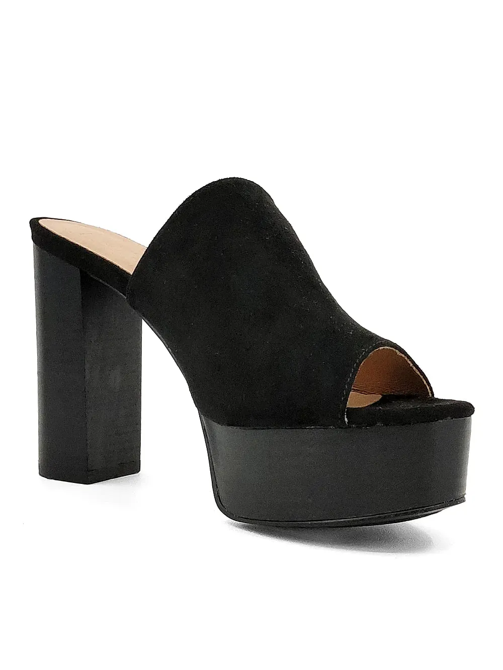 Edna Black Suede