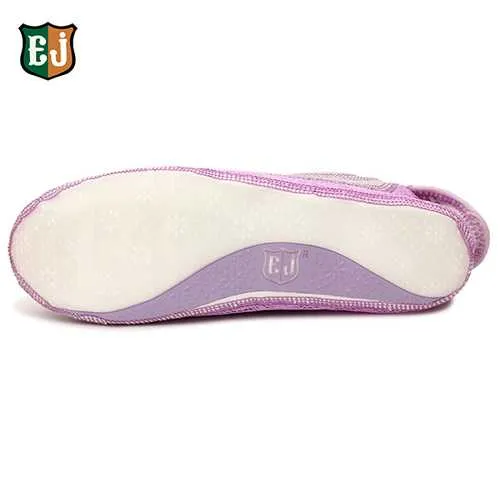 EJ Women Cotton Colorful Hook Loop Comfortable Yoga Ballet Dance Sport Casual Flat Home Shoes