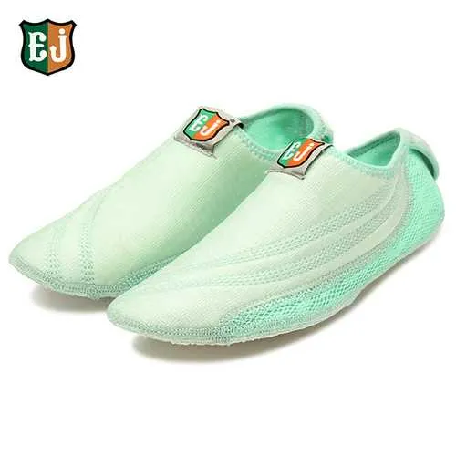 EJ Women Cotton Colorful Hook Loop Comfortable Yoga Ballet Dance Sport Casual Flat Home Shoes