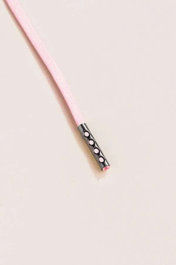 Flamingo Pink | Flat Waxed Shoelaces