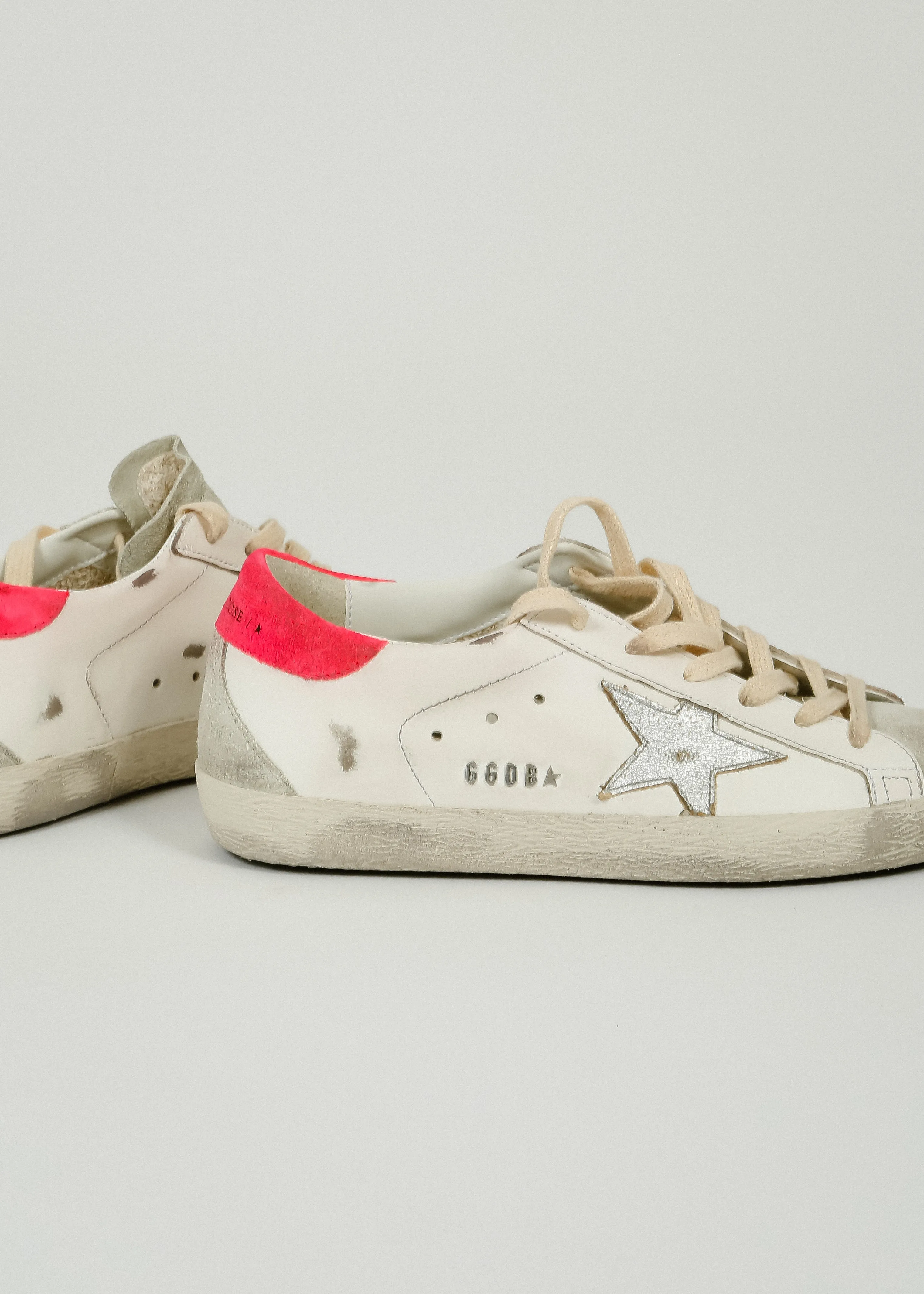 GG Super Star in White, Ice, Lobster Fluro