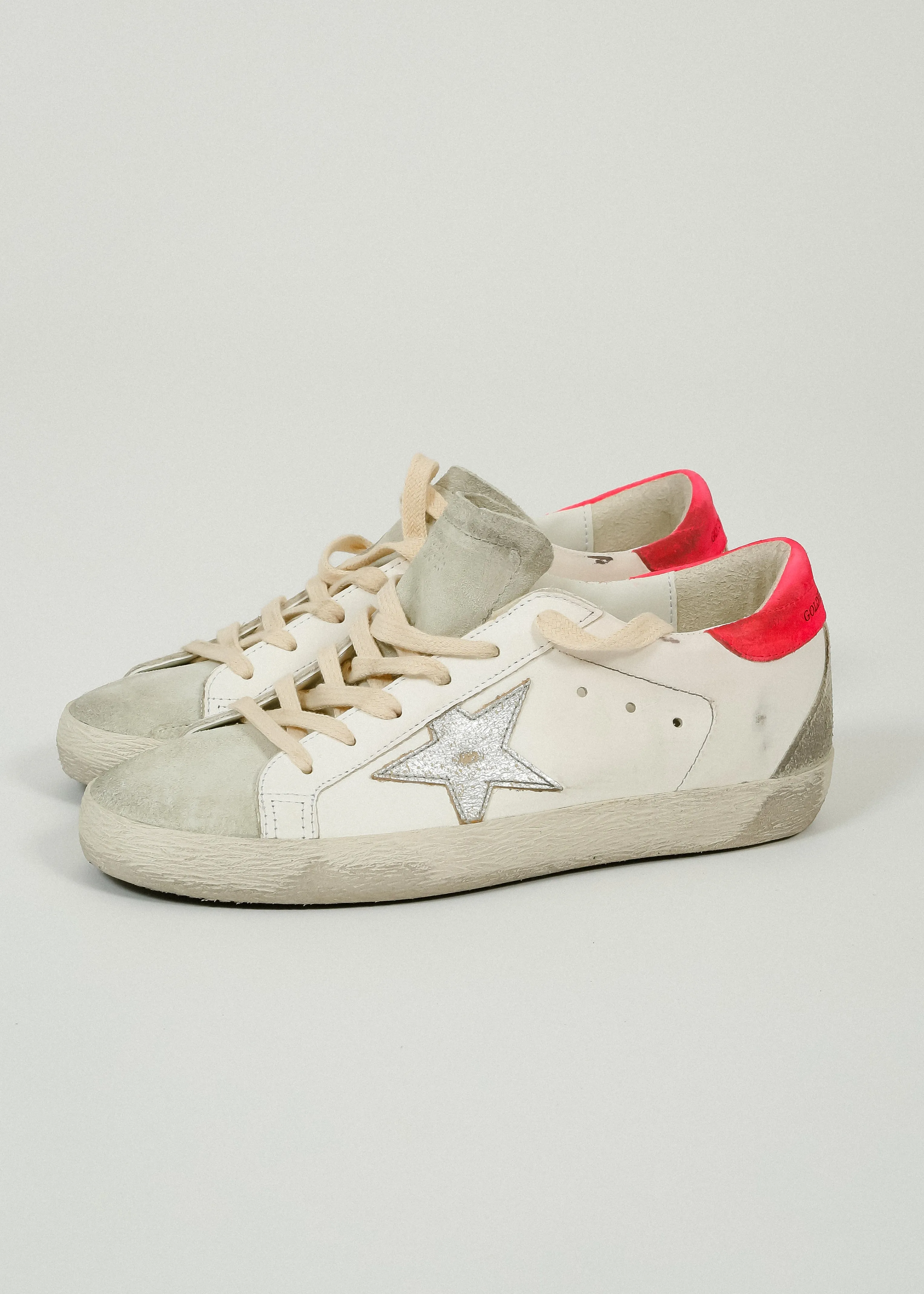 GG Super Star in White, Ice, Lobster Fluro