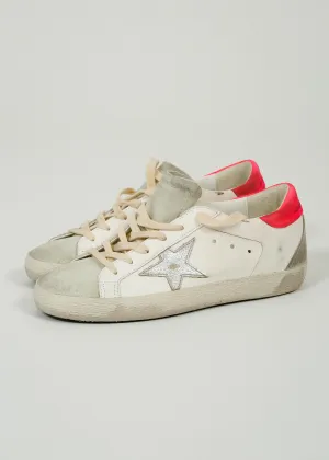 GG Super Star in White, Ice, Lobster Fluro