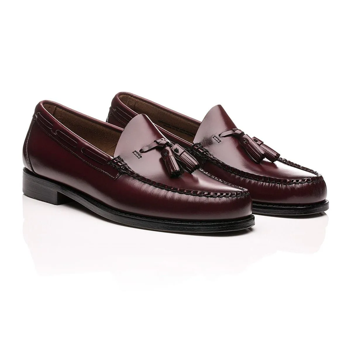 G.H Bass Larkin Tassel Loafer: BURGUNDY