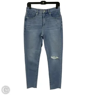 Jeans Skinny By Loft In Blue Denim, Size: 8