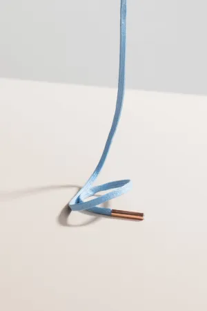 Light Blue | Flat Waxed Shoelaces