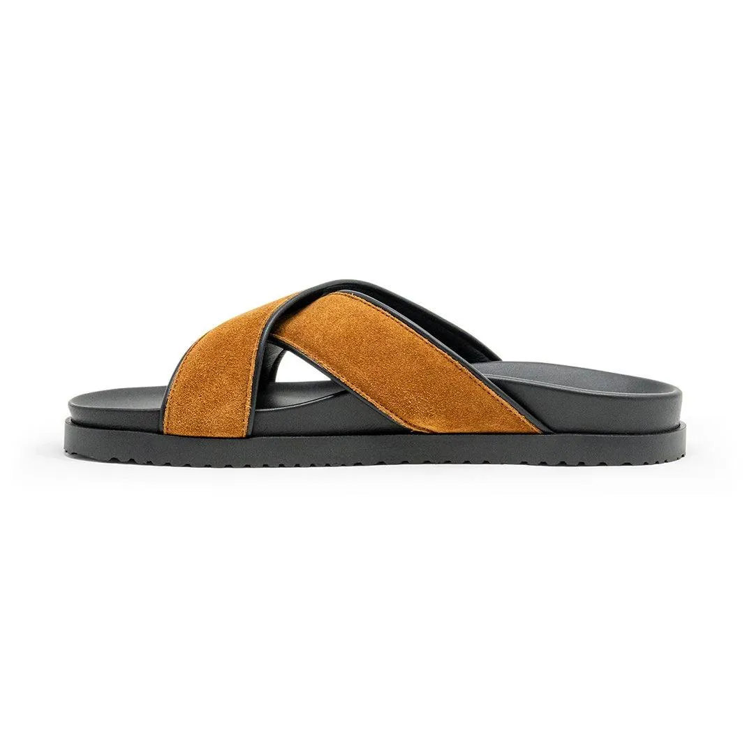 Men's Tan Amalfi Crossover Sandal
