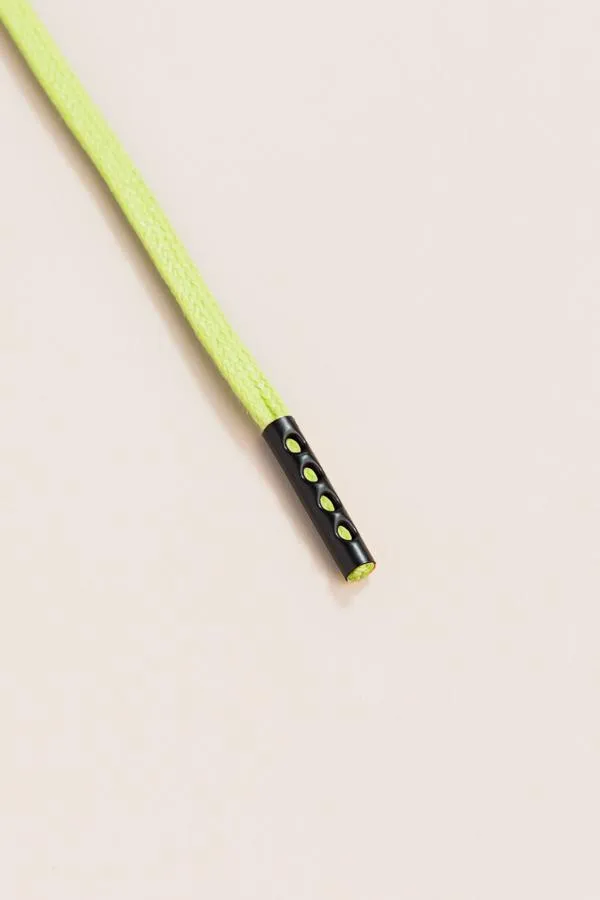 Pastel Green | Flat Waxed Shoelaces