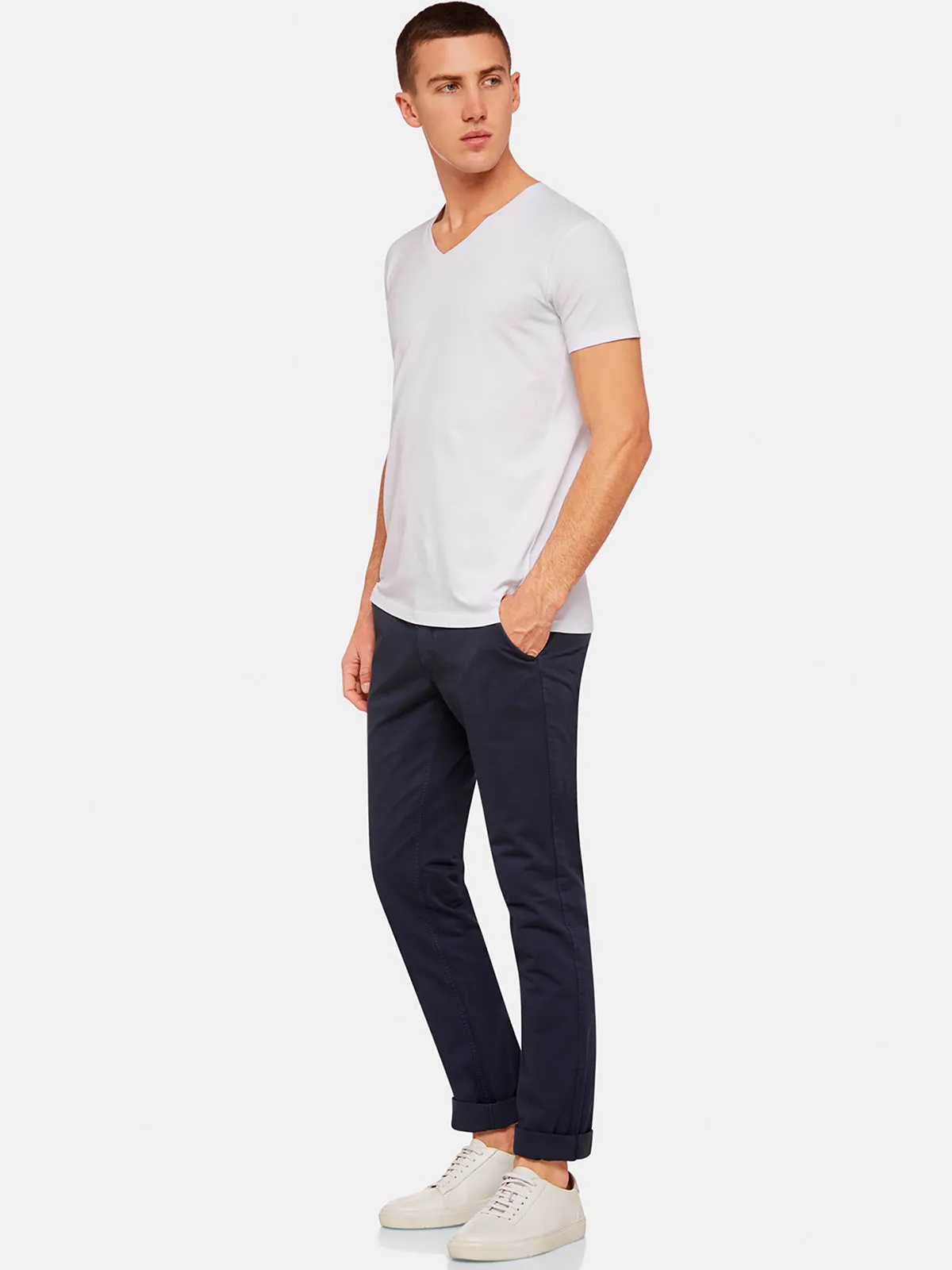 Peter Stretch V-Neck T-Shirt