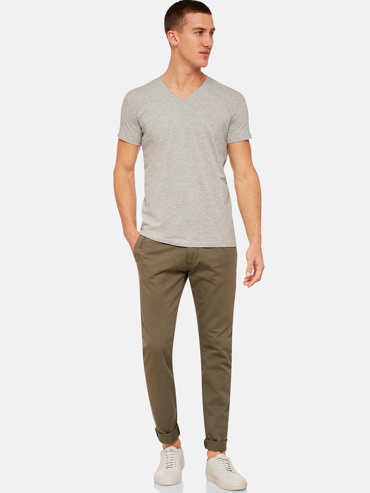 Peter Stretch V-Neck T-Shirt