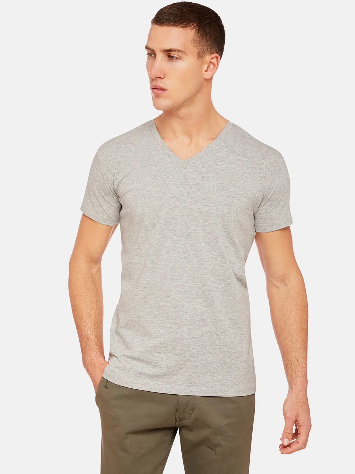 Peter Stretch V-Neck T-Shirt