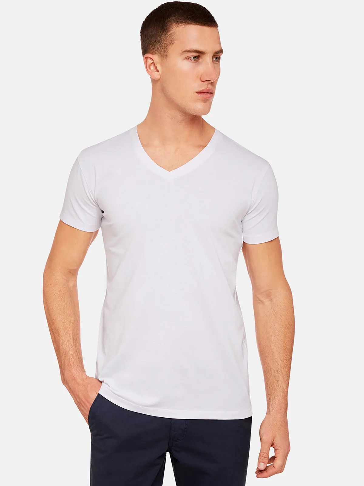 Peter Stretch V-Neck T-Shirt