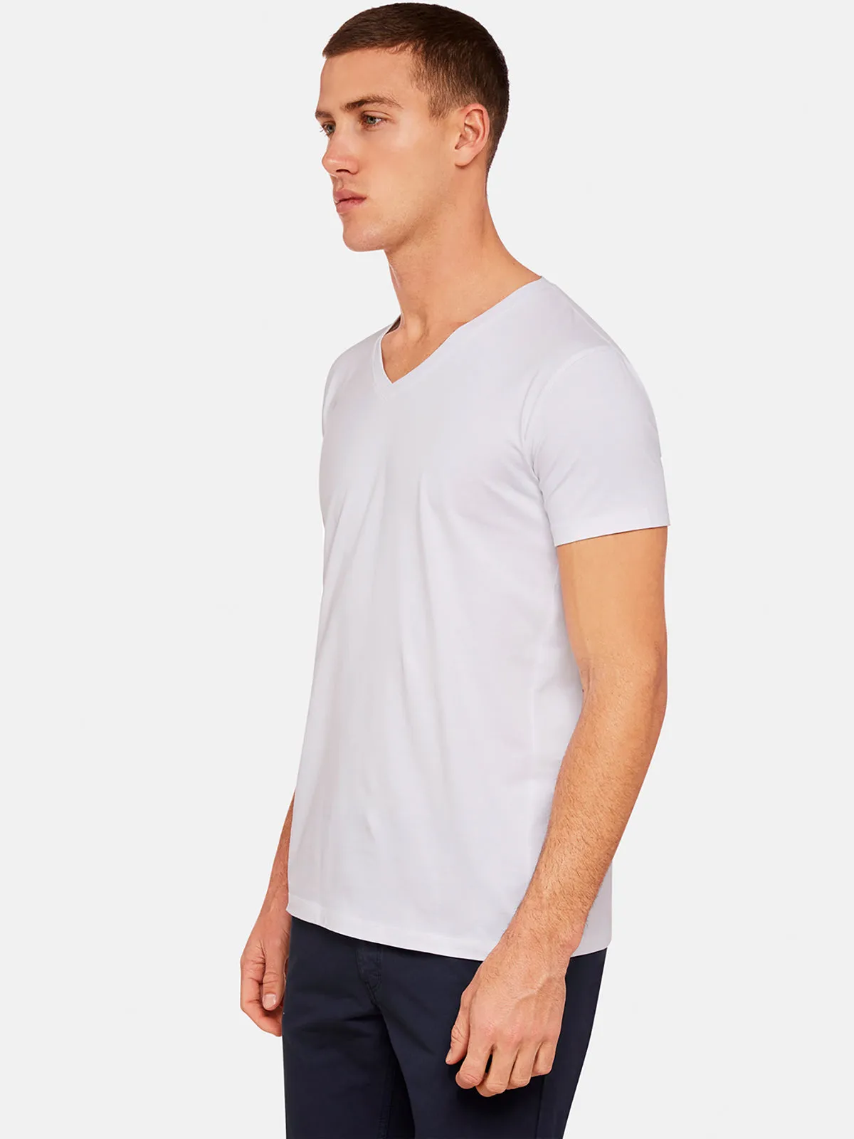Peter Stretch V-Neck T-Shirt
