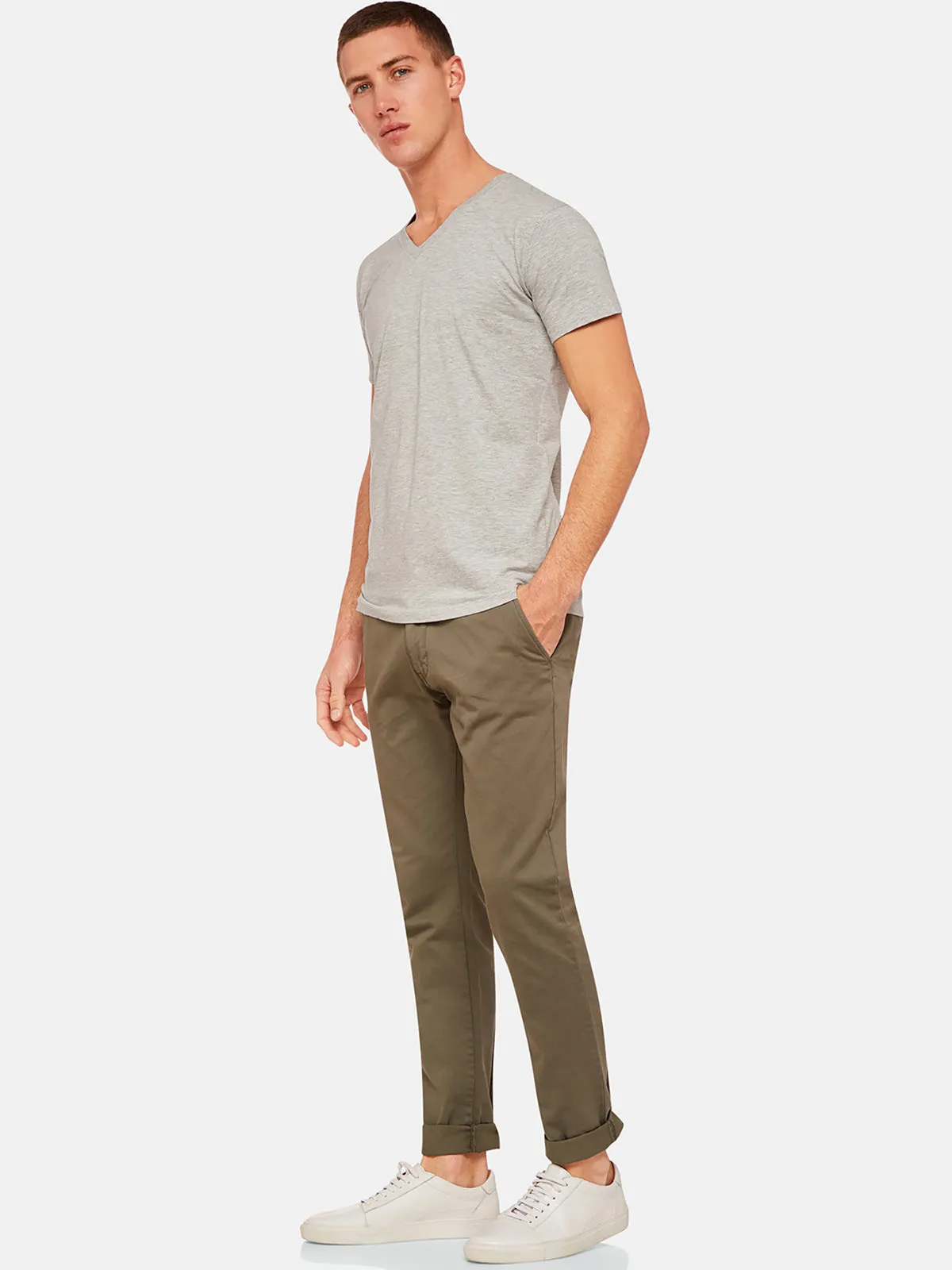 Peter Stretch V-Neck T-Shirt