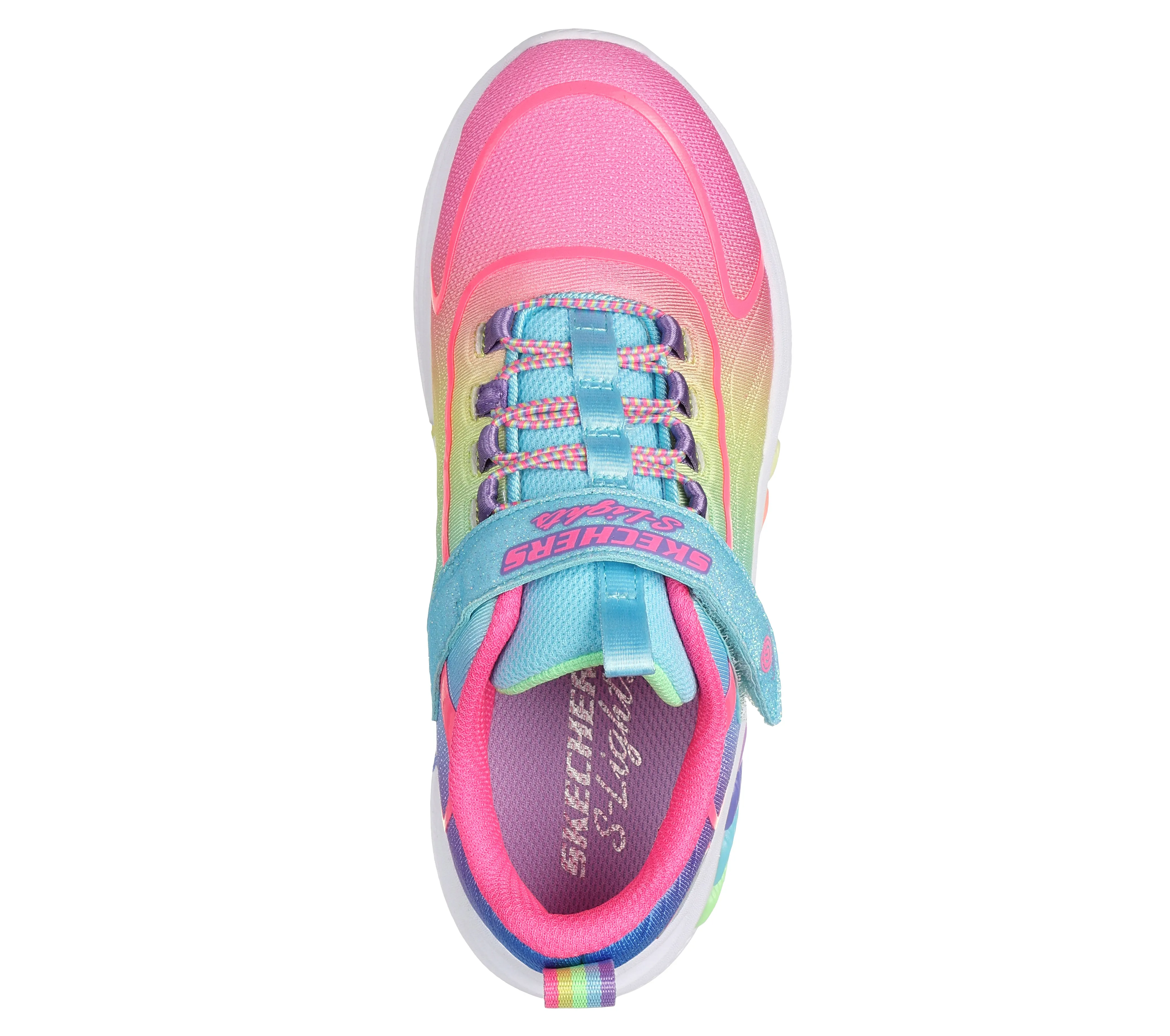 Rainbow Cruisers Girls Light Up Trainers
