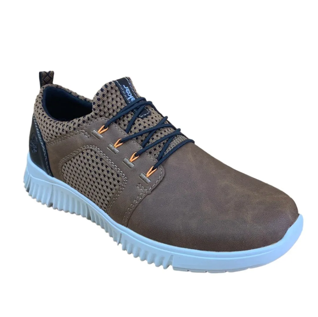 Rieker Mens Fashion Slip On Trainers - Brown