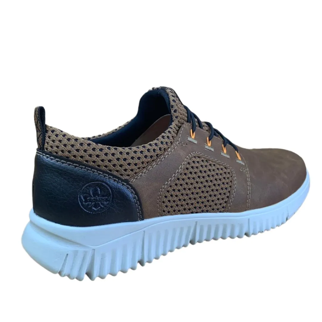 Rieker Mens Fashion Slip On Trainers - Brown