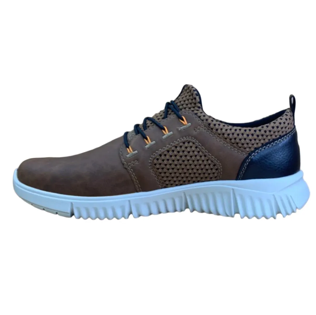Rieker Mens Fashion Slip On Trainers - Brown