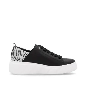 Rieker Womens Evolution Platform Trainers - Black