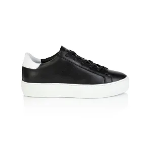 Roxy Signature: Black Leather Trainers