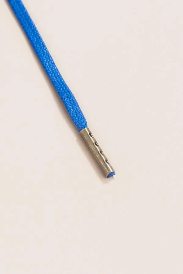 Sapphire Blue | Flat Waxed Shoelaces