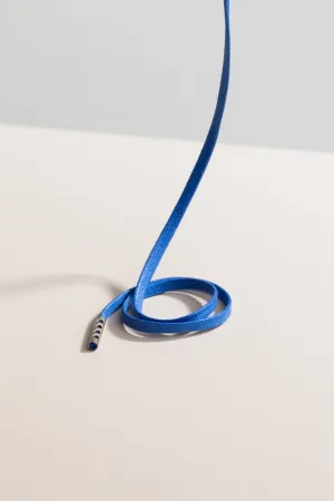 Sapphire Blue | Flat Waxed Shoelaces