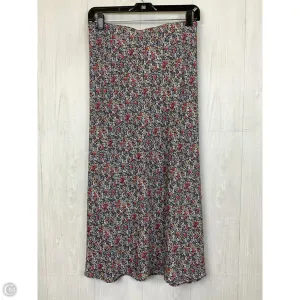 Skirt Midi By Loft In Grey, Size: Xxl
