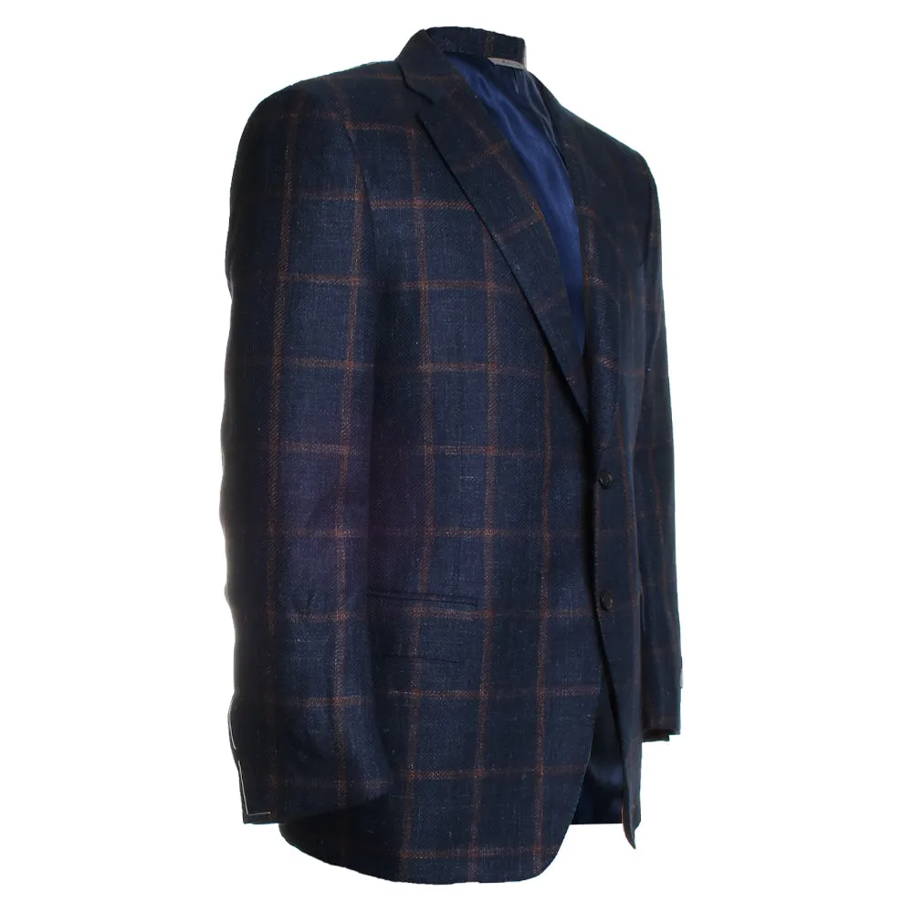 Window Pane Plaid Suit Jacket